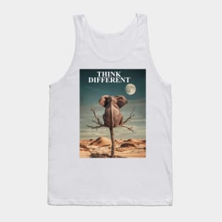 Think Different: Surreal Desert Elephant Tank Top